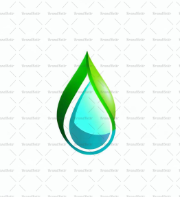 Wassertropfen und Blatt